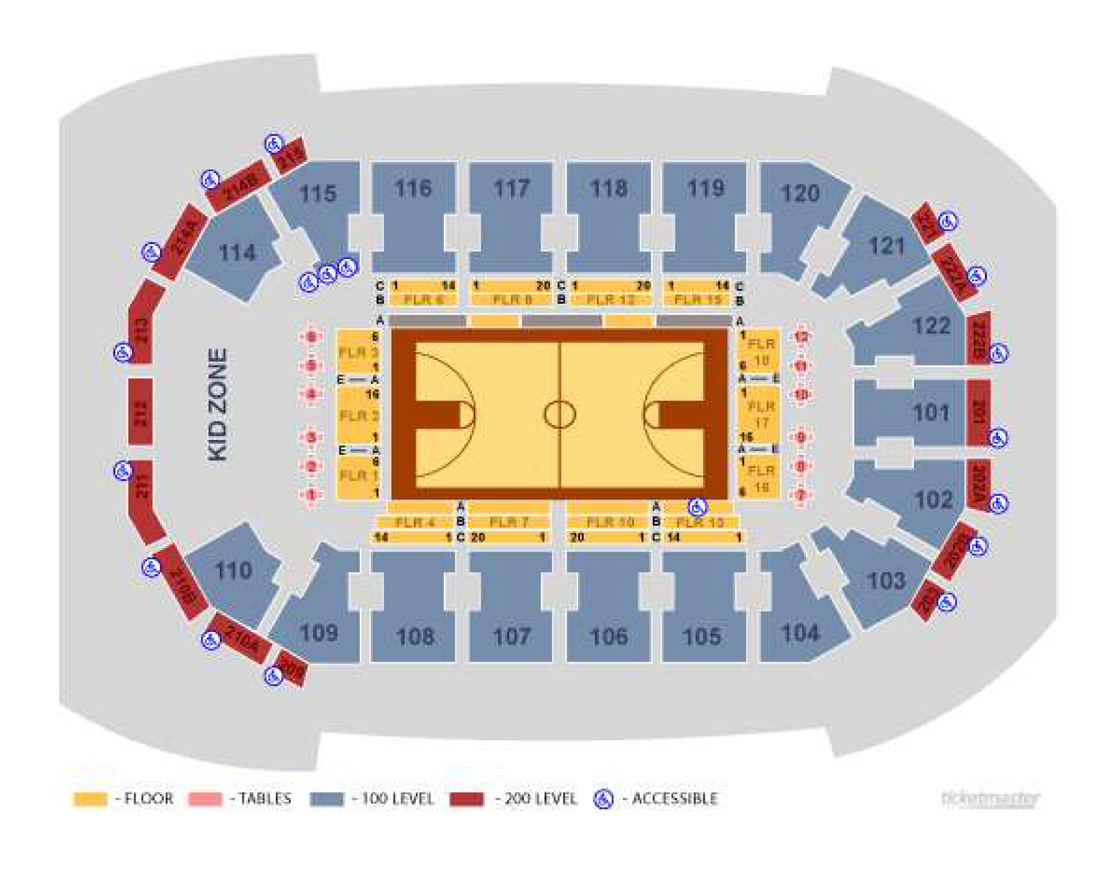 Spurs Seating Chart View