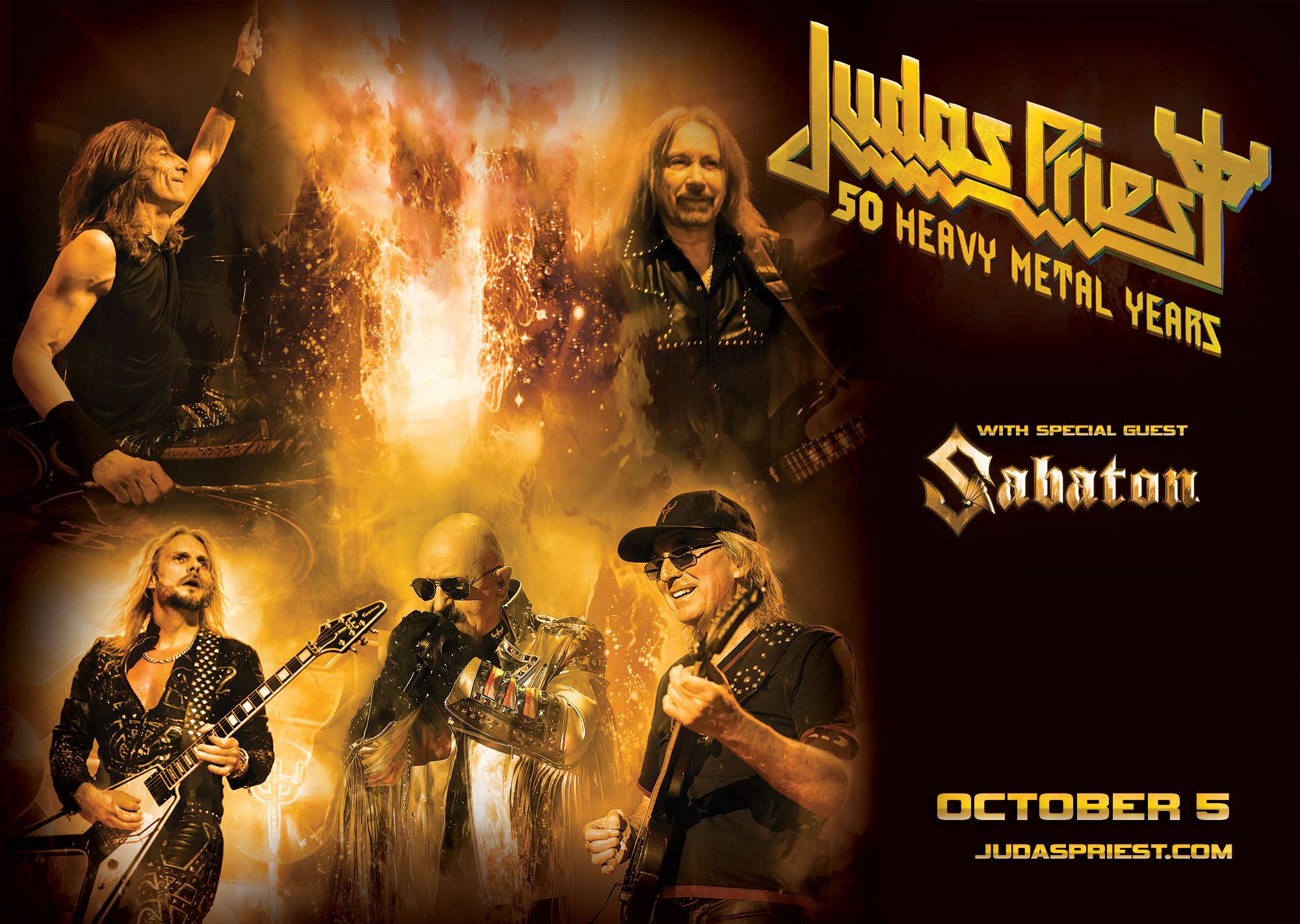 judas priest tour opening bands